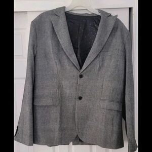 Men's Tweed Herringbone Tuxedo & Accessories - 2XL